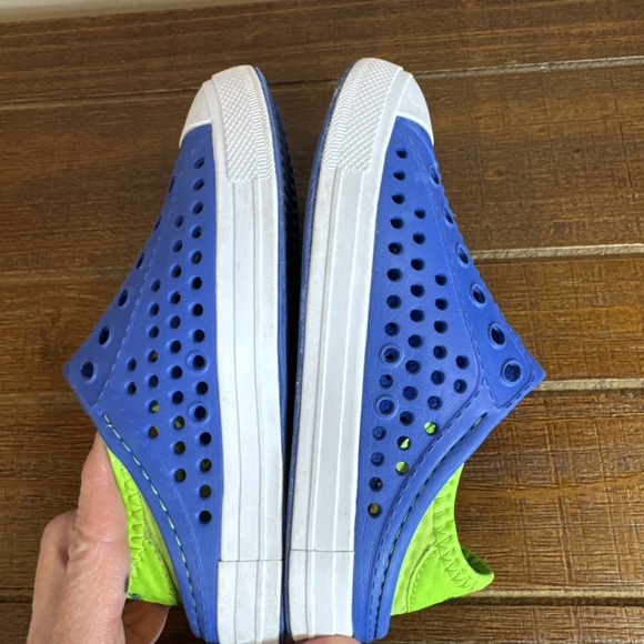 Skechers‎ Foamies Guzman Steps Aqua Surge 91995L Boys Size 12 Slip On Blue - Picture 8 of 9